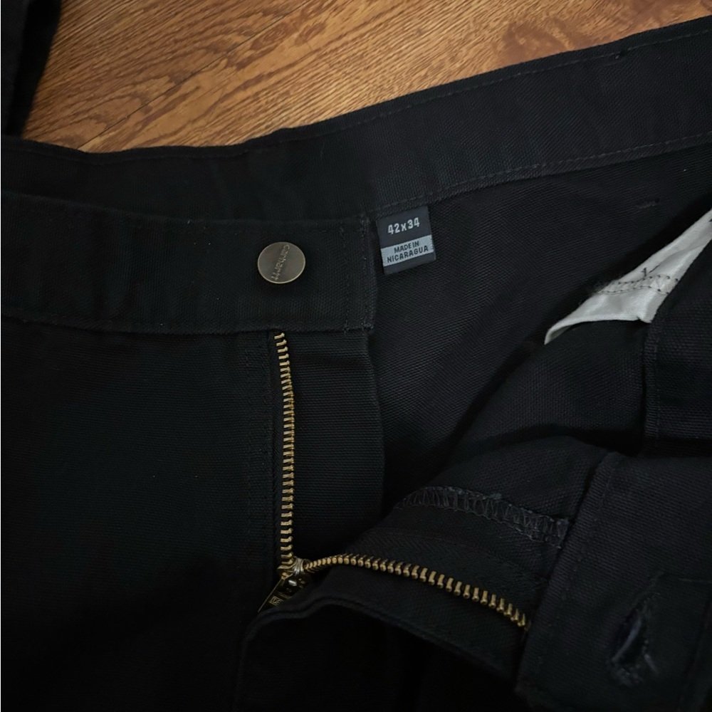Carhartt Men’s Loose Fit Washed Duck Utility Work Pants Size 42x34 - NWT - Picture 5 of 7